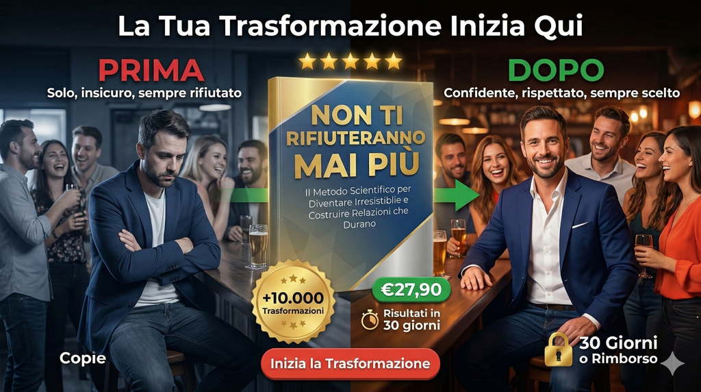 E-book "Non ti Rifiuteranno Mai Più" | Percorso 8 Settimane + Bonus Pratici